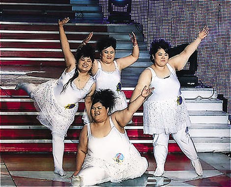 平均体重超100公斤-中国<em>千斤女子</em>舞蹈组合 阿