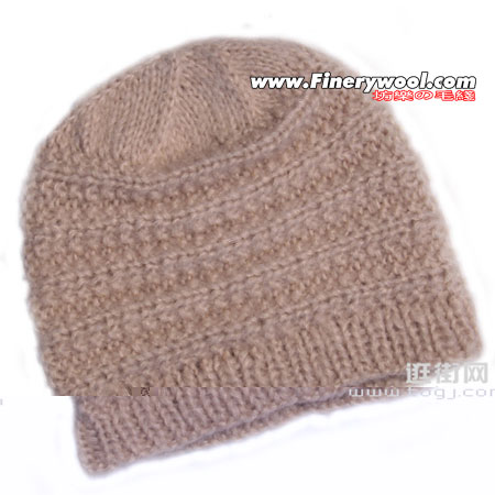 手工<em>编织粗线</em>棒针毛线帽冬季<em>毛衣</em>的绝好<em>搭配</em>_
