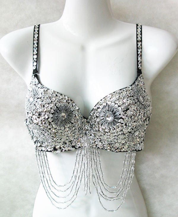 <em>肚皮舞</em>手工<em>制作</em>漂亮珠绣<em>文胸</em> <em>肚皮舞</em>性感<em>文胸</em>