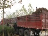 1.13米的半挂车拉的,装得满满的一大车,最后砌得跟楼房似的,35吨的货,到陕西渭南的运费7000元。