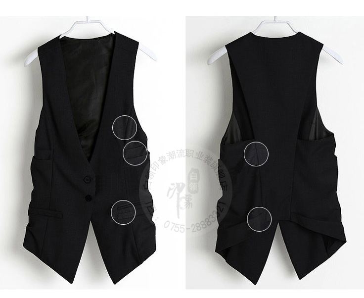 商务套装_<em>时尚</em>职业女装_<em>女马甲</em>_【白领印象】