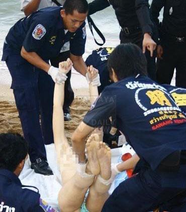 现场拍摄 沙滩上两个<em>离奇死亡</em>的<em>美女</em>-大河论坛