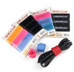 创意家居 可爱糖果色理线带 多功能理线器 尼龙扎线带 3条装