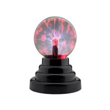 電池和USB兩用魔燈發光球 3.5寸感應魔法球 觸摸靜電球 離子球3寸