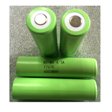 廠家直銷17670鋰電池鎳氫電池4/3A 4000MAH 1.2V掃地機高容量