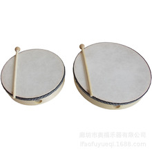促銷奧爾夫兒童打擊樂器早教親子教具音樂帶錘6寸8寸10寸手拍鼓