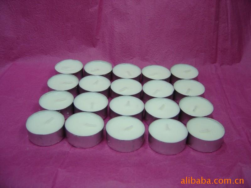 批发采购蜡烛-小额批发欧式卷边铝托茶蜡烛 燃