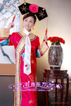 还珠格格第三部/舞台服/清朝服装/高档绣花格格服