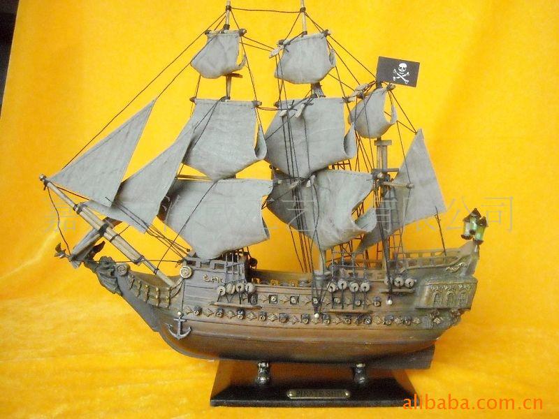 【海盗船模型\/工艺船模型\/树脂工艺礼品摆件\/树