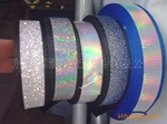 专业为织带后处理加工满天星*幻彩膜*七彩图*等新型产品 