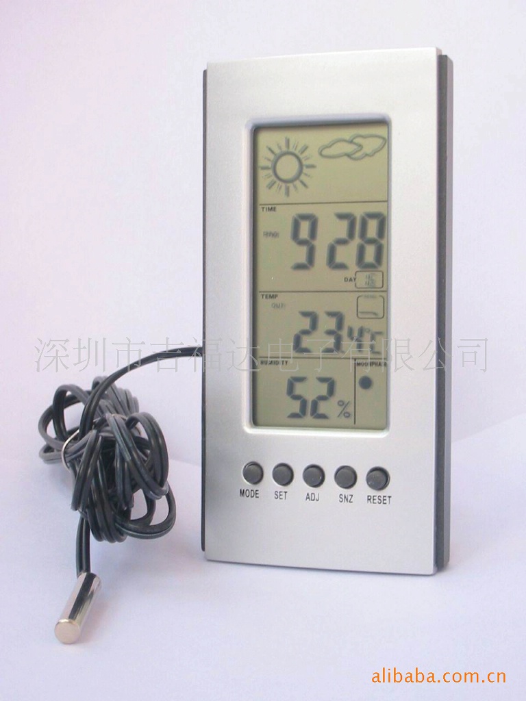 供应天气预报万年历,天气预报钟,温湿度计,供应