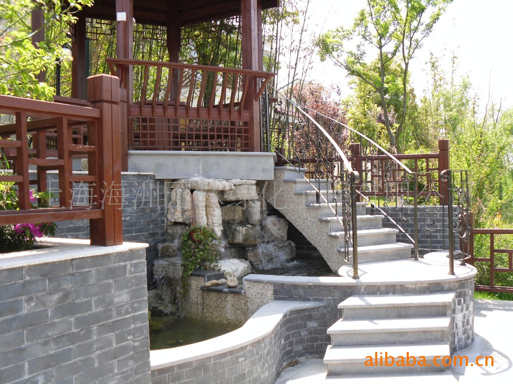 景观工程项目-承接防腐木工程、组合假山、转