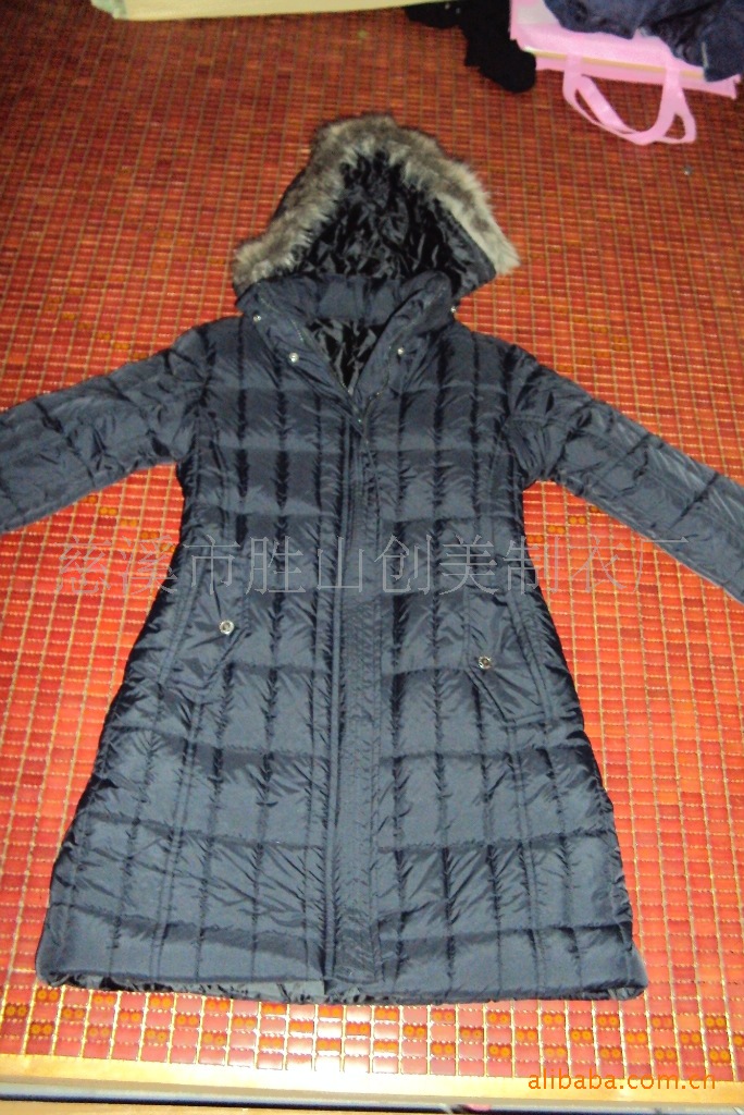 慈溪胜山<em>棉衣</em>全新款式 <em>女式加长棉衣</em>,慈溪胜山