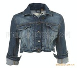 11秋冬vivi新款topshop熱賣水洗破洞超美剪標牛仔服
