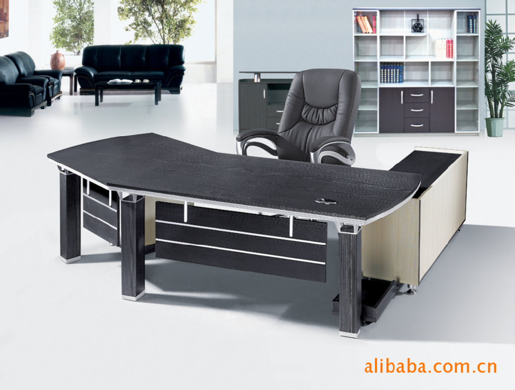 启瑞供应豪华高档总裁实木大班台 董事长实办