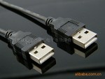USB A对A数据线/车载数据线/OD3.0X50 A公对A公连接线数据线