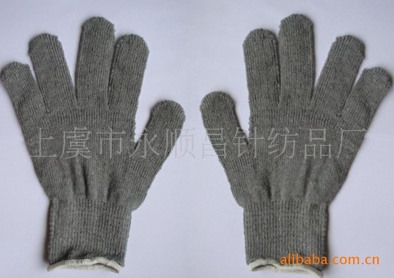【v棉纱棉纱10针麻灰手套】腰瘦喜楚王图片