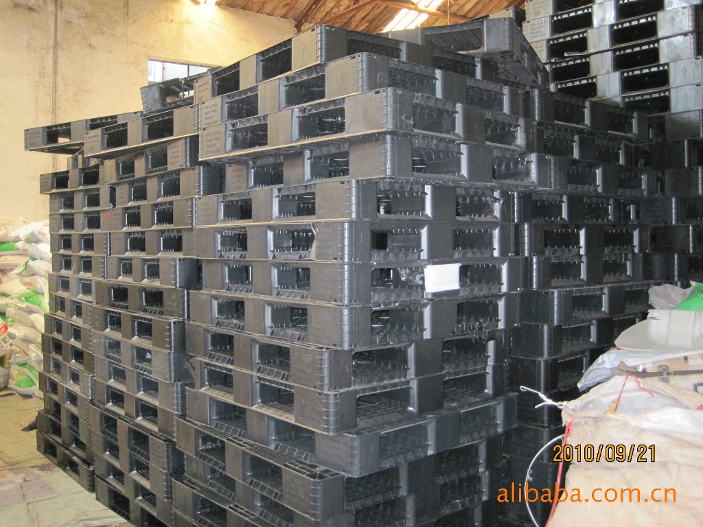 废塑料-长期供应黑色 PP 聚丙 托盘粉碎料(全浮