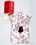 2011新款儿童旗袍 提花棉宝宝小旗袍生日礼服 8334-1 紫色
