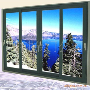 平移门-佛山不锈钢门 窗 玻璃门 浴室门 钢塑门