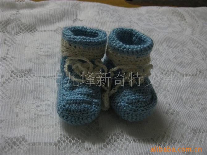 纯手工钩织宝宝毛线鞋~保暖、个性,功能鞋价格