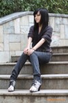 【行家拿货周】热销女式雪花铅笔裤小脚裤牛仔裤批发 款号9020#
