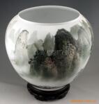 釉下五彩 花瓶 千峰竞秀 (厂家直销)