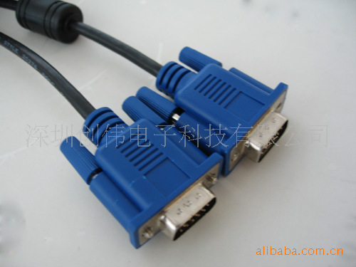 电脑连接线-3米VGA线 3+6高清线 液晶电视电