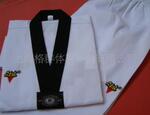 跆拳道服 条文跆拳道服 跆拳道服装 ATAK跆拳道道服 黑领跆拳道服