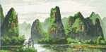 仿苏绣、机器绣版带、乱针工艺版带
