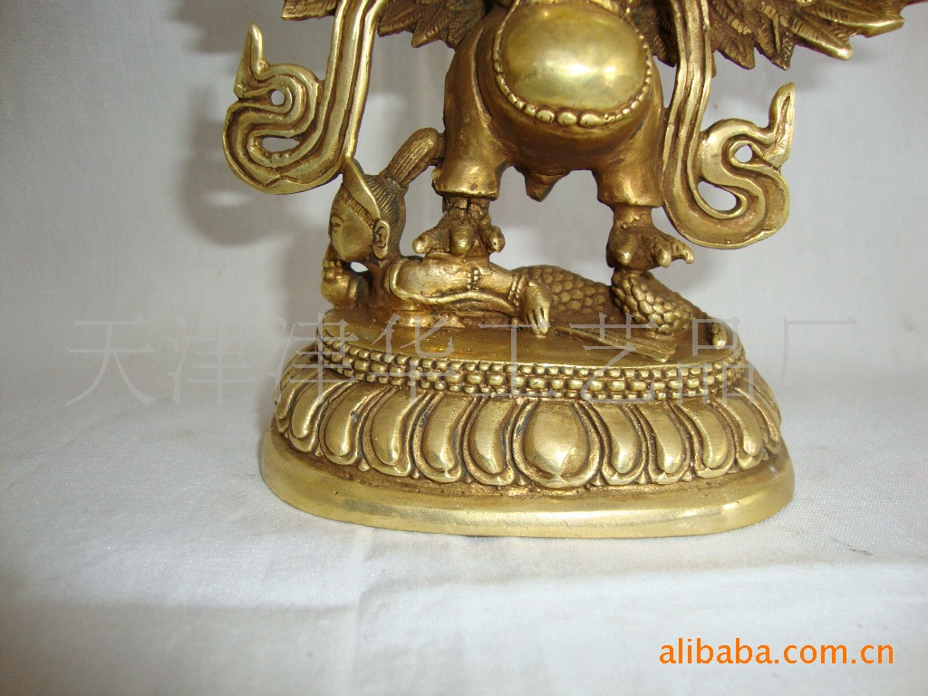 批发供应铜佛像密宗护法大鹏鸟金翅鸟雷震子高