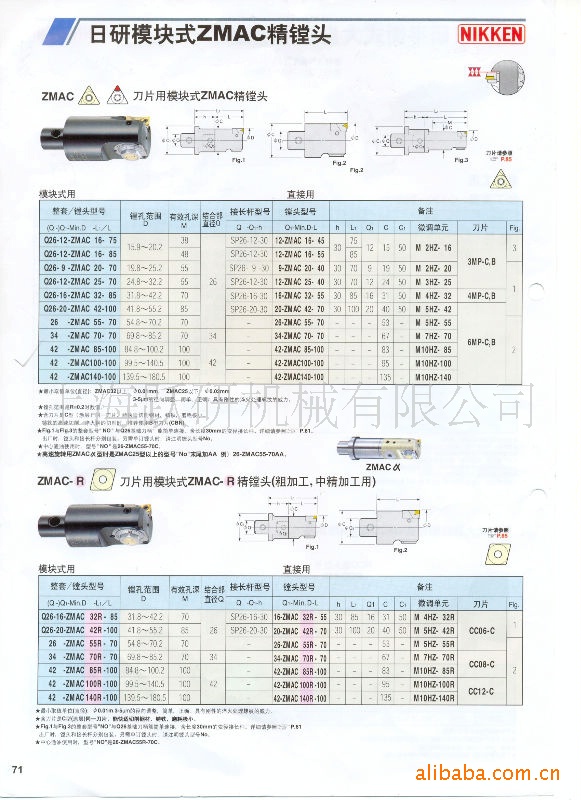 供应曰研精镗刀柄/刀片