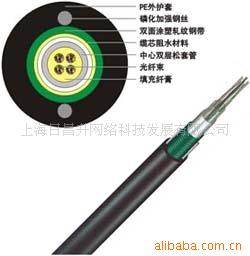 室外中心束管式轻凯光缆 - 型号:(GYXTA-4A1B