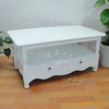 两抽茶几/客厅家具//田园家具/手绘家具/白色家具
