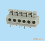 供应弹簧式PCB接线端子 间距3.81/5.0