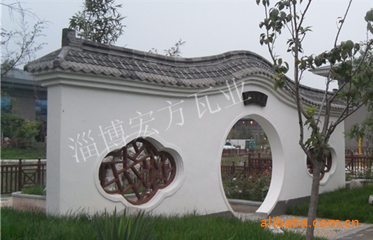 优质:仿古波形瓦 仿古三曲瓦 青灰色波形瓦价格