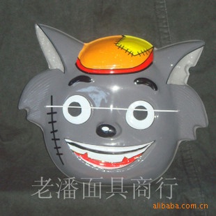 厂家直销 亲子游戏喜羊羊与灰太狼塑料儿童卡通面具 多款可选