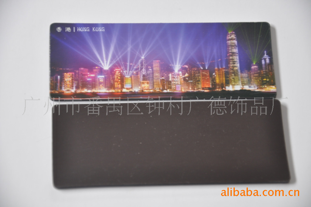 【香港旅游景点宣传礼品2mm磁性冰箱贴 磁石