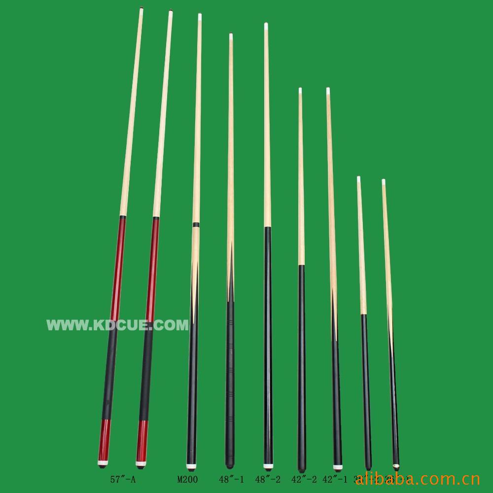 生产斯诺克美式黑8台球杆小头黑八斯洛克16桌球杆公杆配件用品