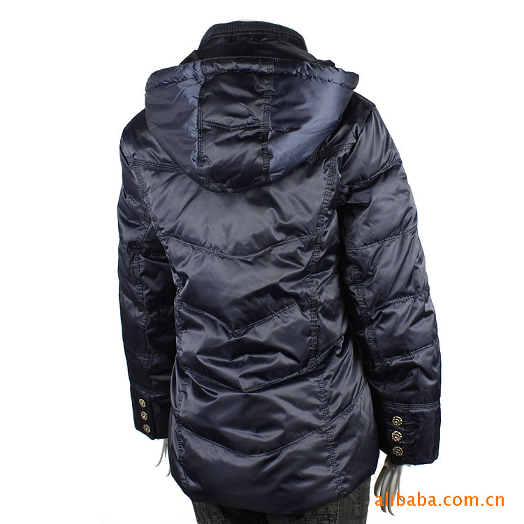 混批 中老年棉服 羽绒服 女式女式外套冬装 带帽