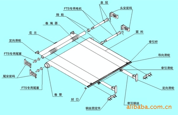 批发安装 阳光房遮光 天幕,吊顶遮光,折叠天棚帘 窗帘厂家