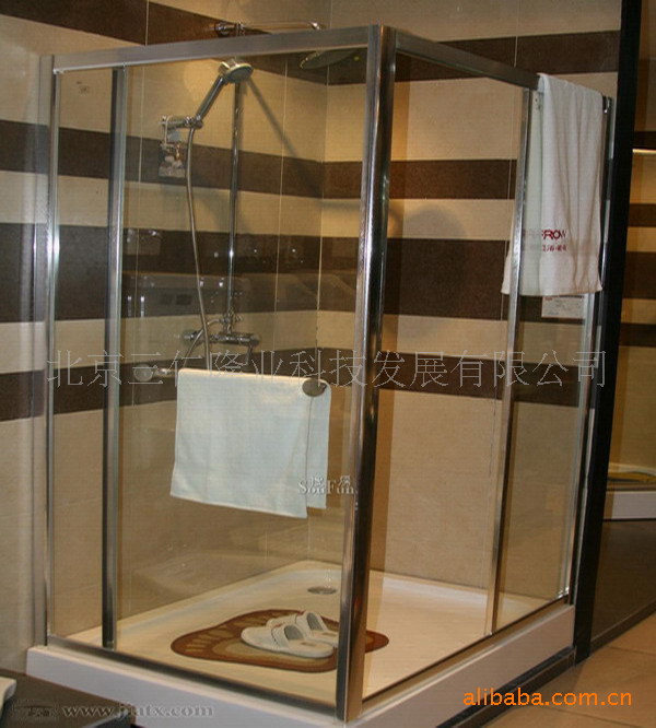 方形单推式淋浴房、淋浴房隔断制作加工、简易