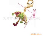 供应宠物饰品 厂家直销小雨伞宠物吊坠