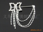 胸针丝巾扣 合金 金属 水钻 韩款 月形 丝巾扣