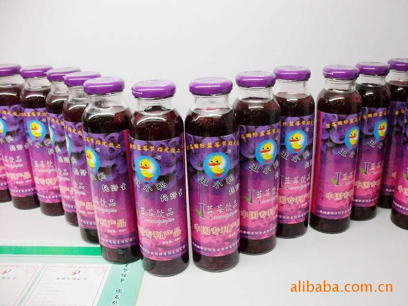 丑小鸭野生蓝莓果粒饮料礼盒 水果汁饮品果蔬