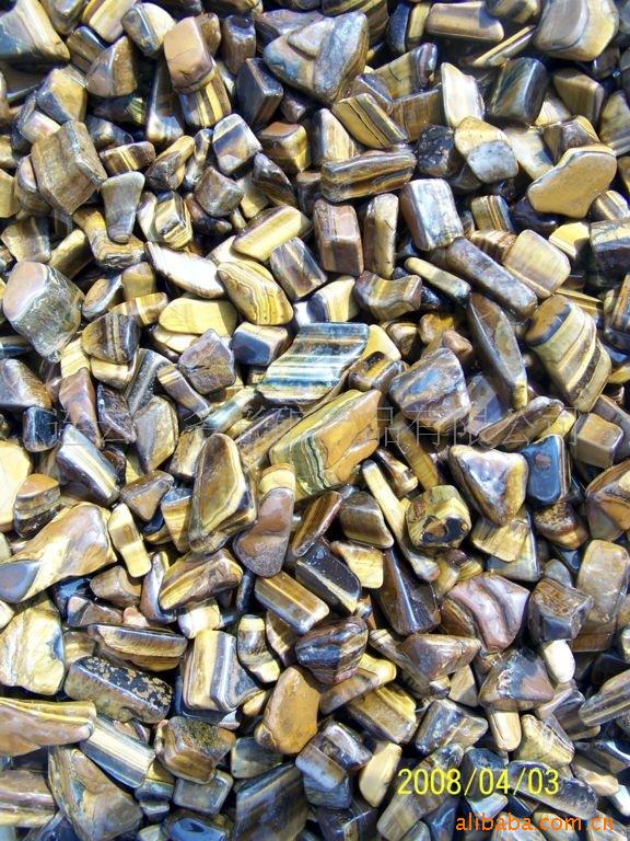 【多彩矿产品】 天然水晶碎石 虎晶石 碎石,沙石