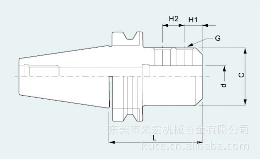 侧固式刀柄BT40—SLA10—75台湾数控刀柄