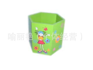 【漂亮简单大方的木质笔筒 文具笔筒 办公室专