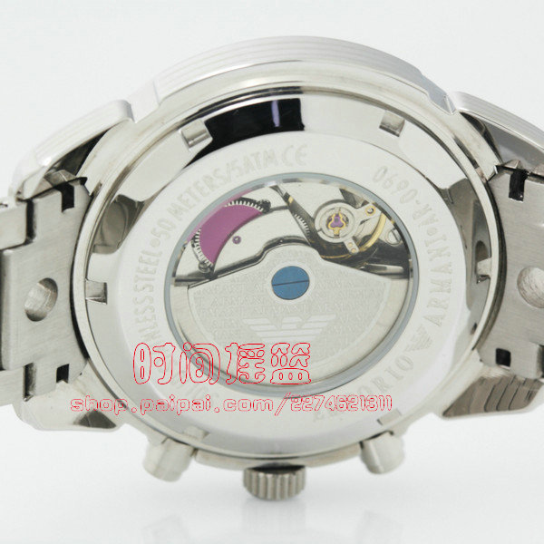 【阿玛尼手表 男士手表 蓝宝石镜面 永不刮花 机