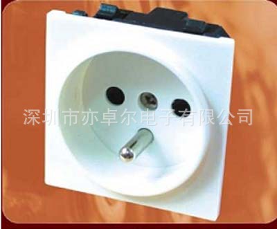 【台湾荣丰RONGFENG德式插座E-08-D】